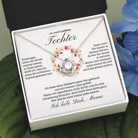 14k Weißgold Ausführung Halskette - An meine Tochter - Einestages