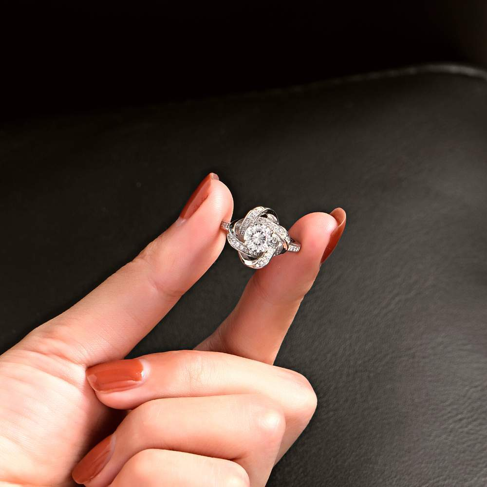 An meine Tochter - Als Erste - S925 Ring