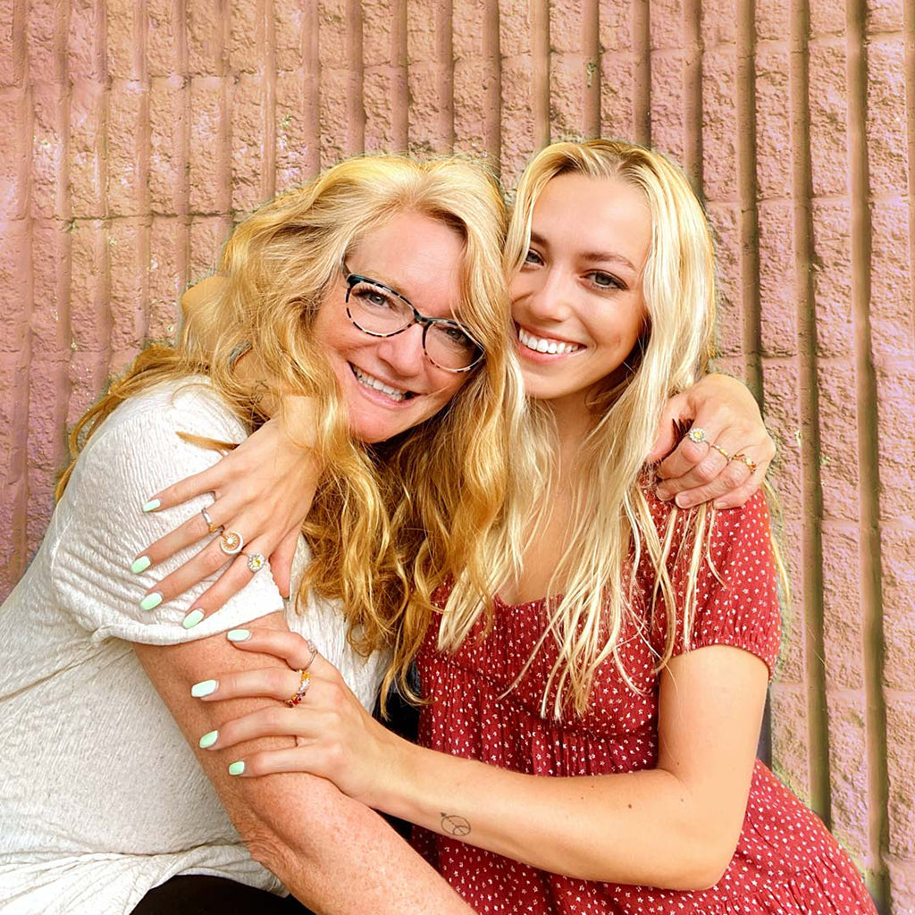 An meine Tochter - Stern & Planet Ring