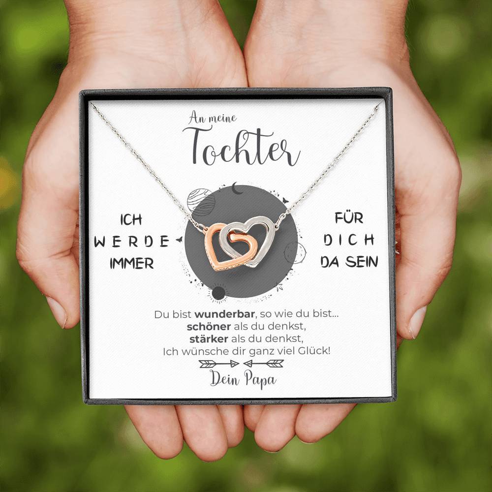 Silber Ausführung Halskette - An meine Tochter von Papa