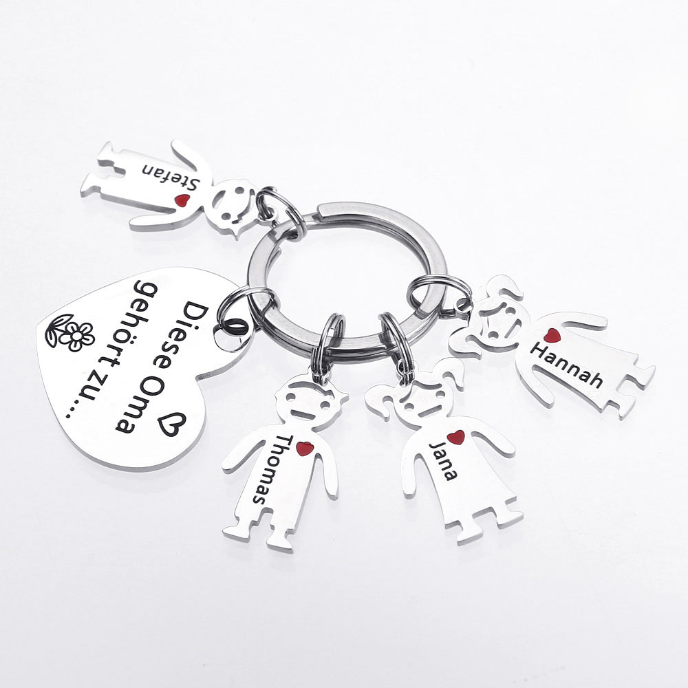 Diese Oma gehört zu - Schlüsselanhänger Geschenk für Oma