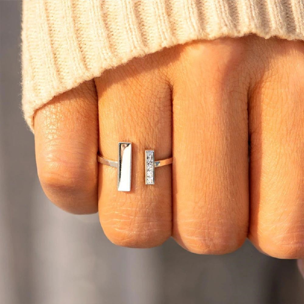 S925 Sterling Silber - "Durch Dick & Dünn" Ring