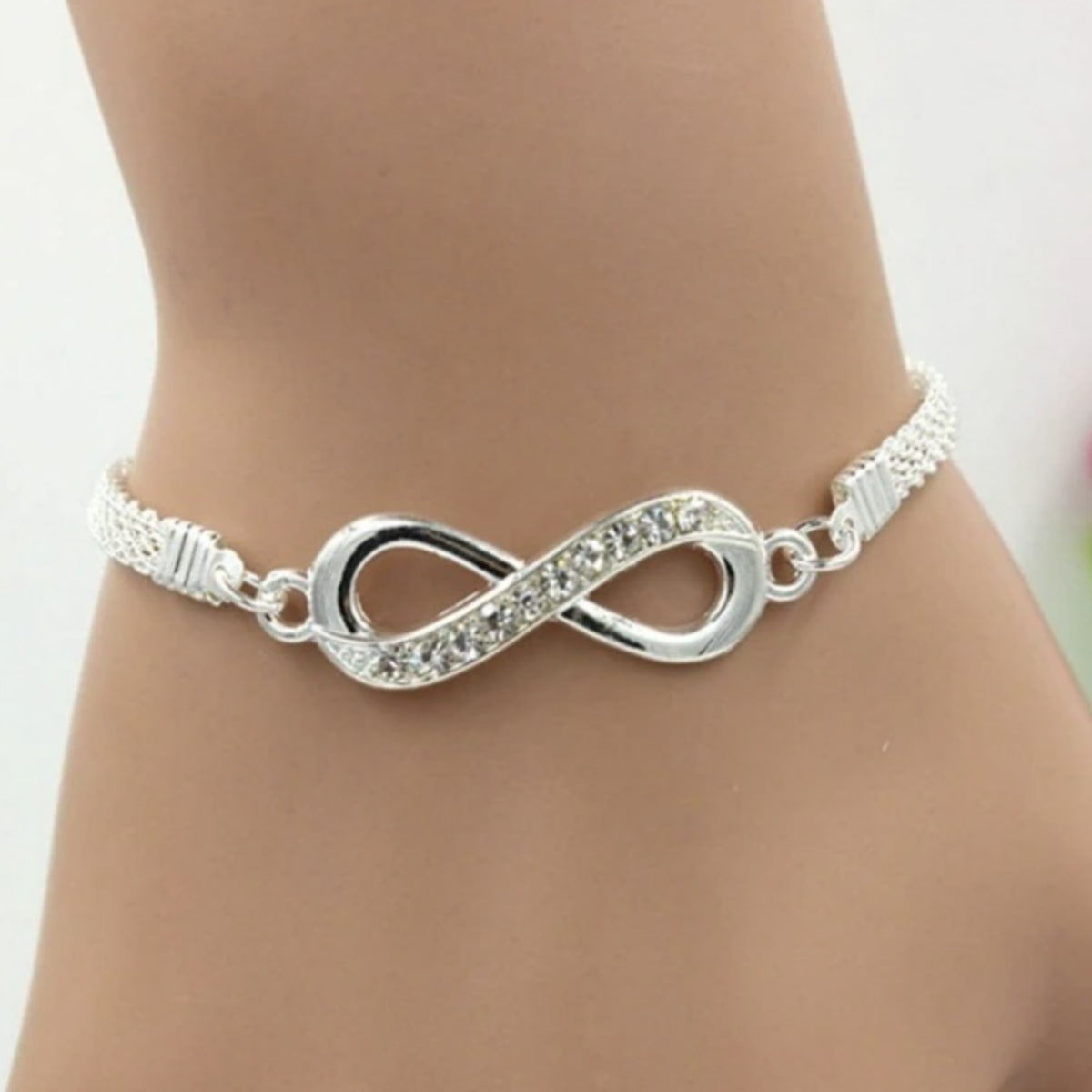 925 Sterling Silber - Unendlichkeitsarmband