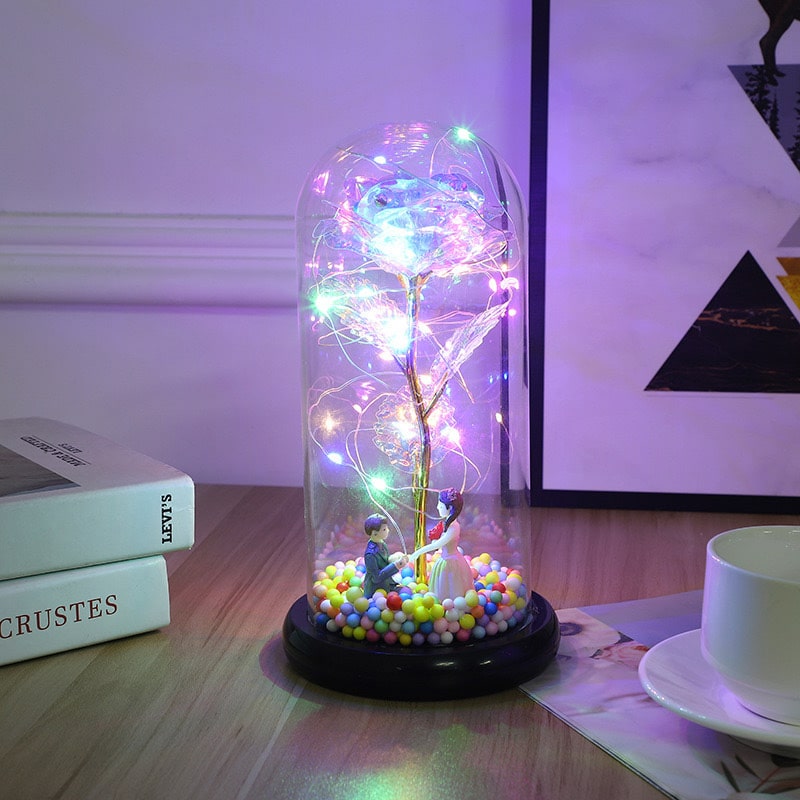 Magisch funkelnde Rose - Forever-Rose™️