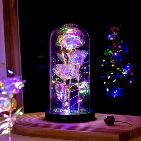 Magisch funkelnde Rose - Forever-Rose™️