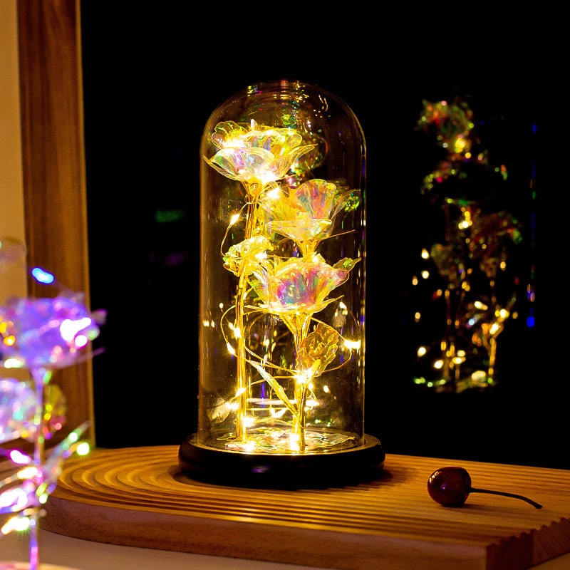 Magisch funkelnde Rose - Forever-Rose™️