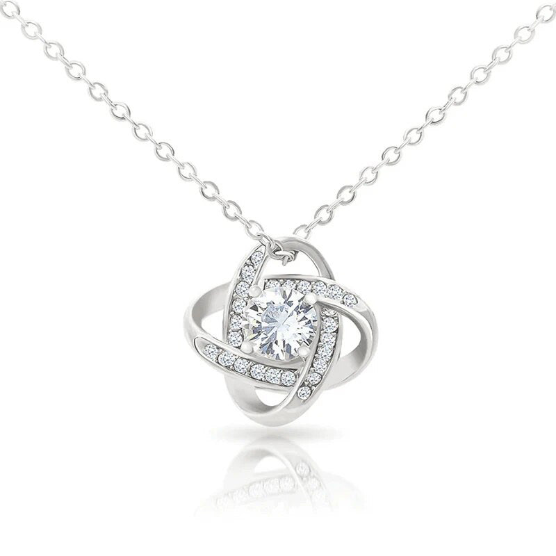 S925 Sterling Silber Knotenkette - An meine wundervolle Tochter