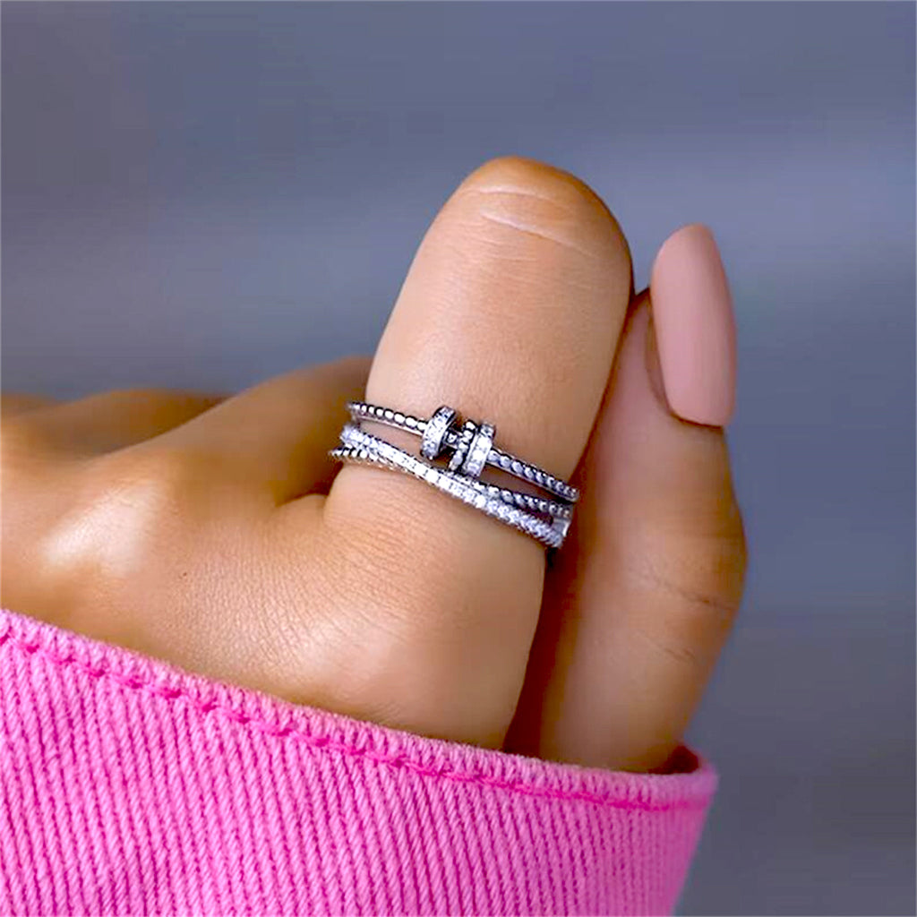 An meine Tochter - Hab keine Angst - S925 Fidget Ring