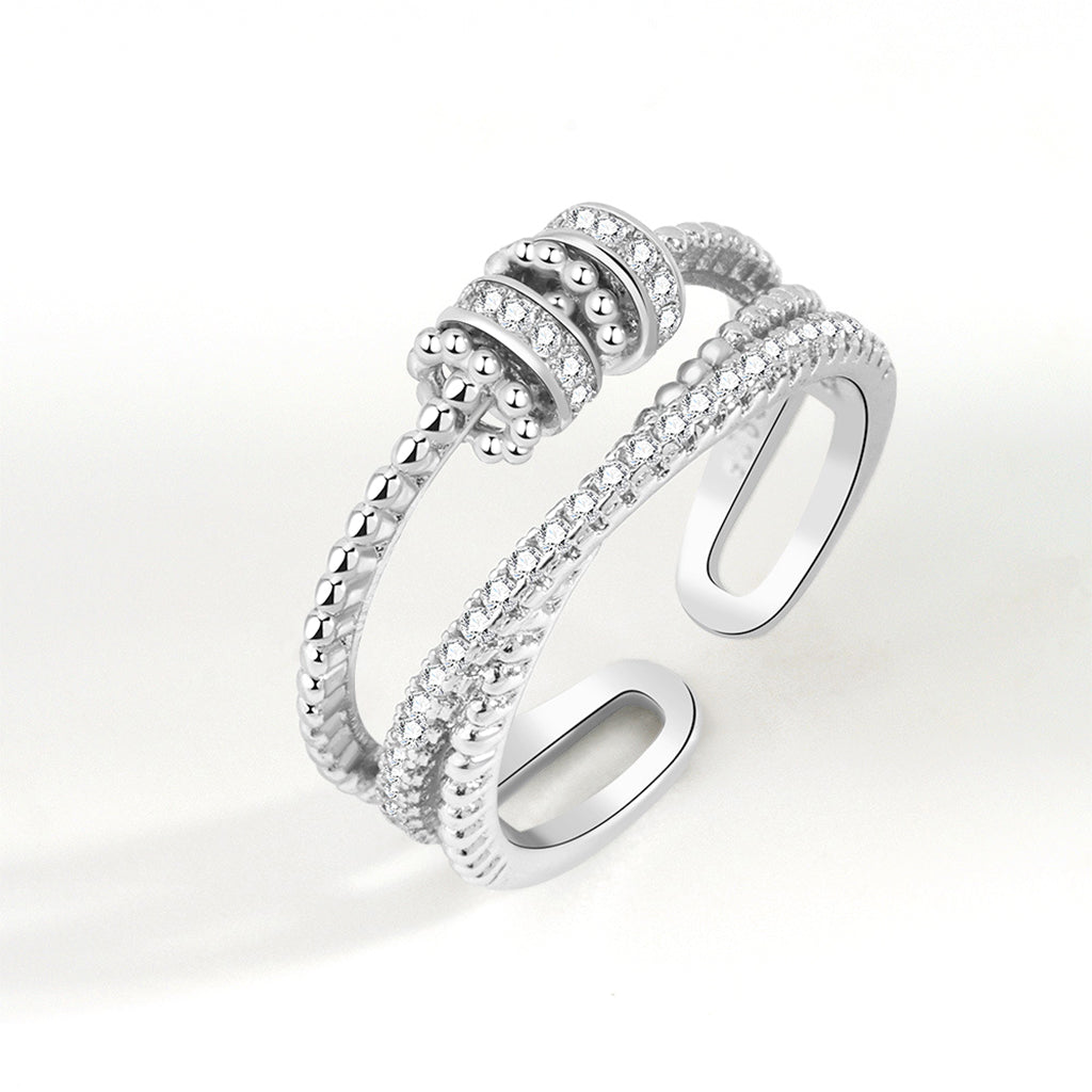 An meine Tochter - Hab keine Angst - S925 Fidget Ring