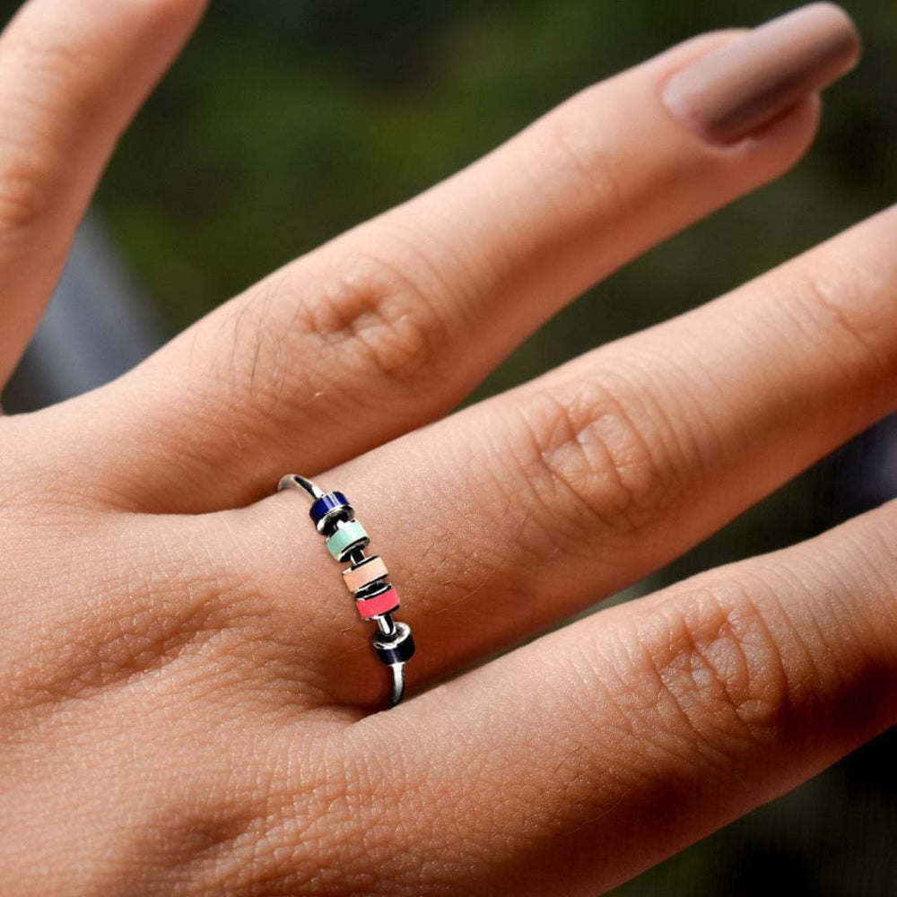 An meine wunderschöne Enkelin - S925 Fidget Ring