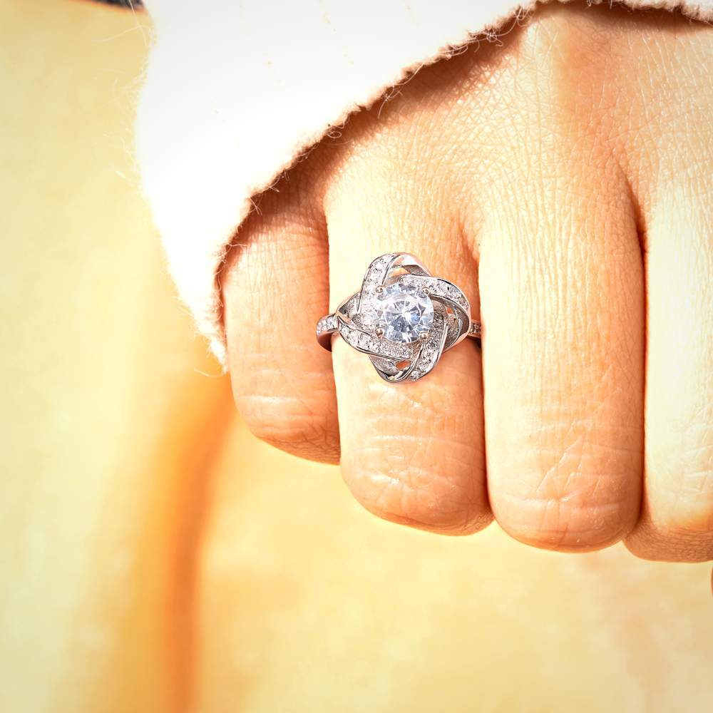 An meine Tochter - Als Erste - S925 Ring