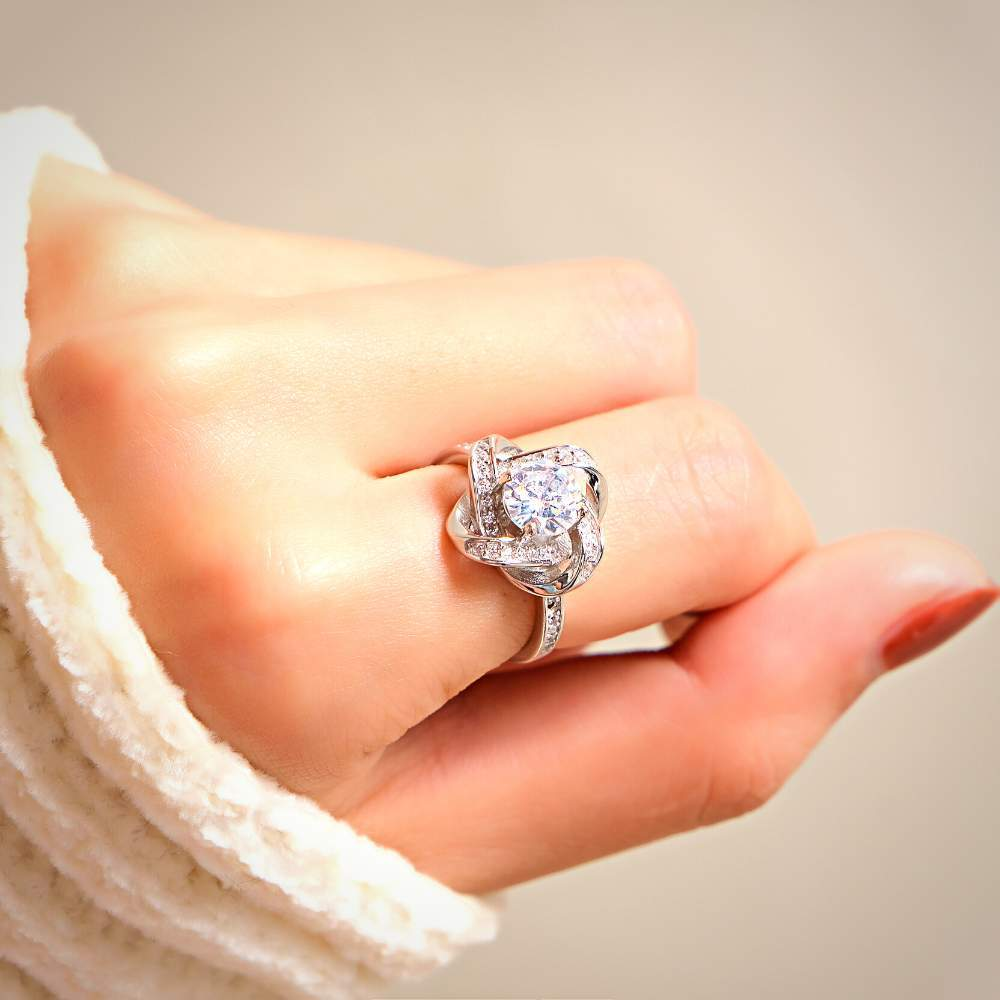 An meine Tochter - Als Erste - S925 Ring