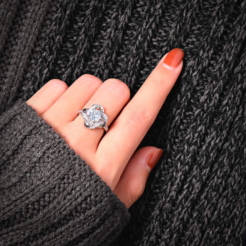 An meine Tochter - Als Erste - S925 Ring