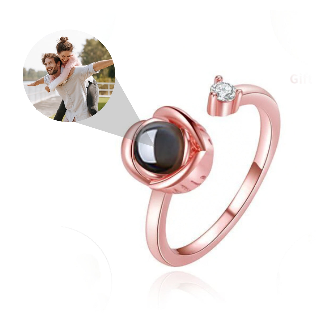 Personalisierter Foto Ring