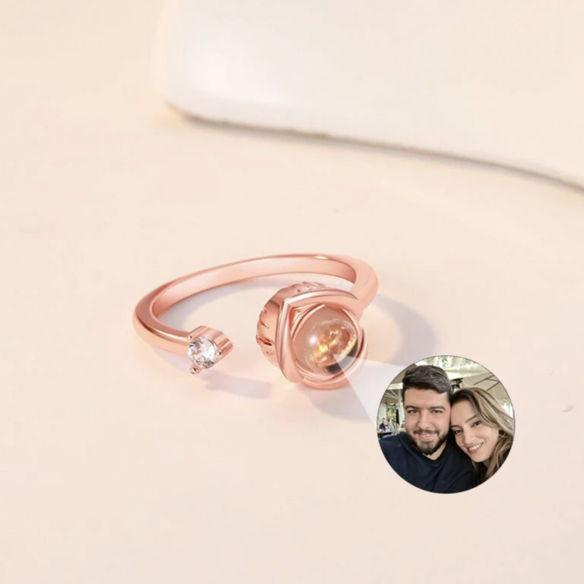 Personalisierter Foto Ring