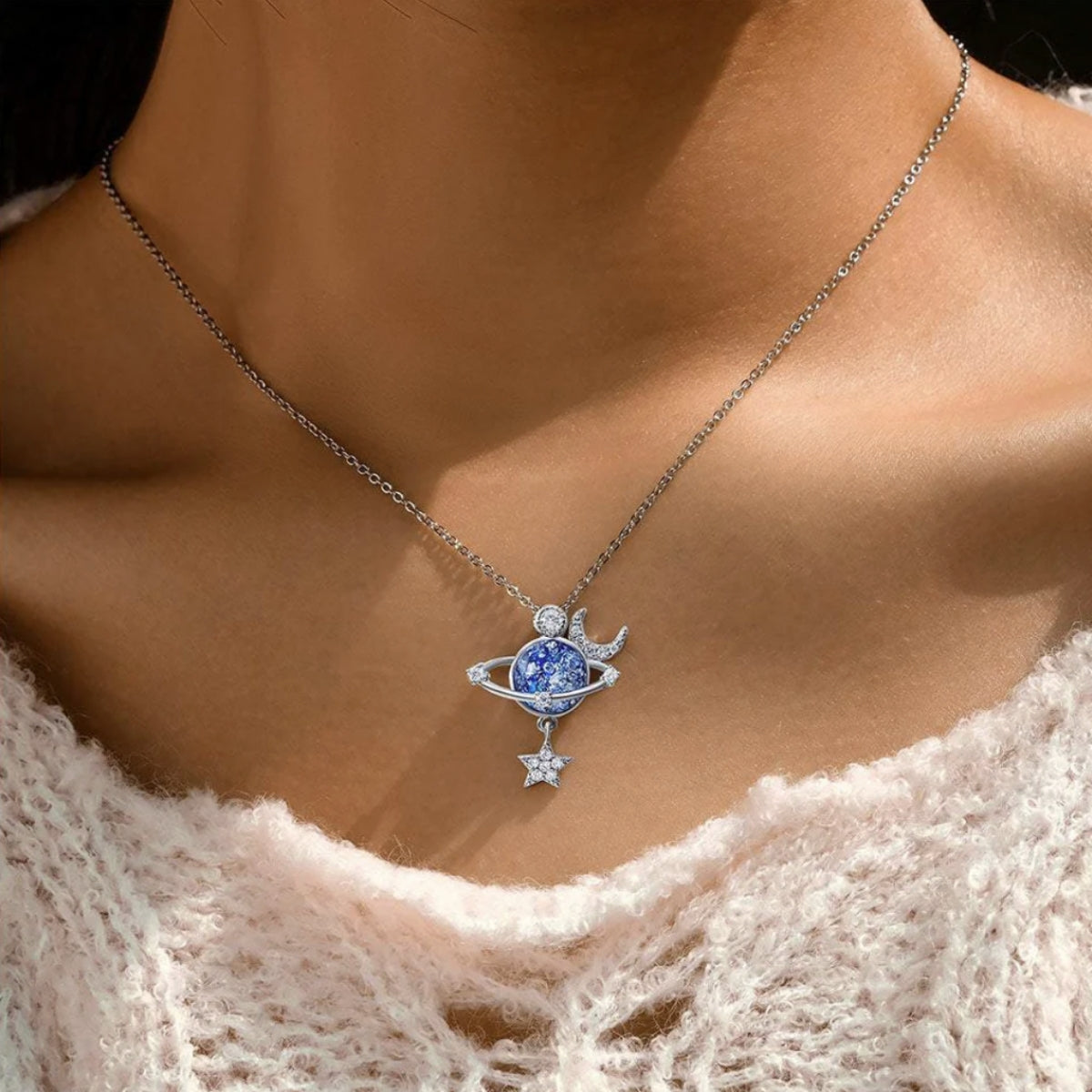 An meine wunderschöne Tochter - Sternen Halskette