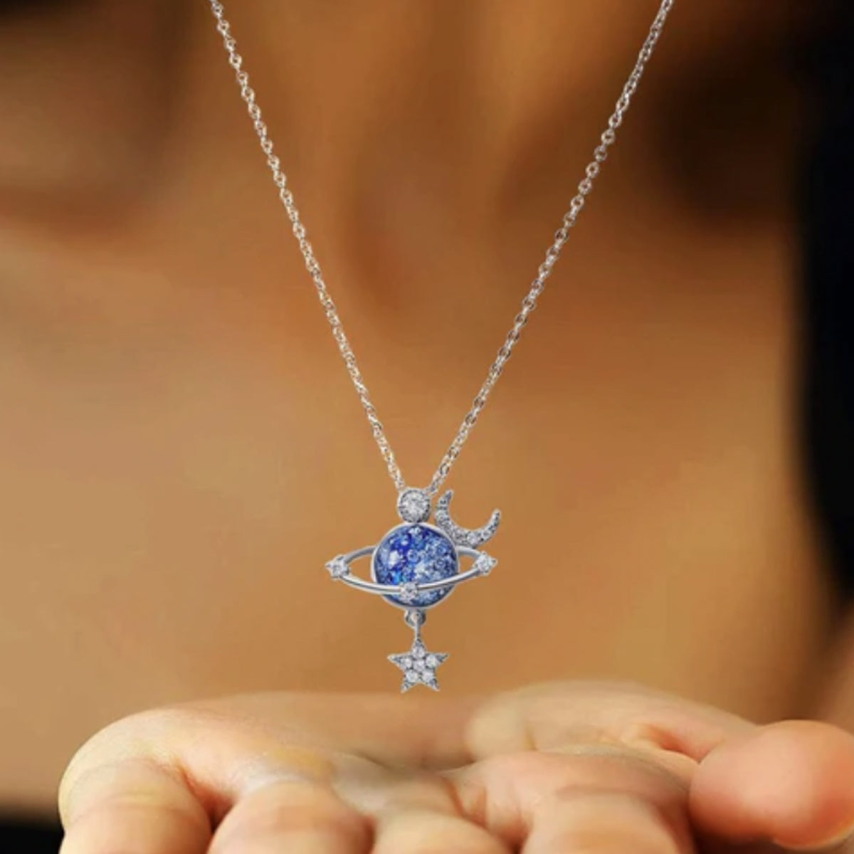 An meine wunderschöne Tochter - Sternen Halskette