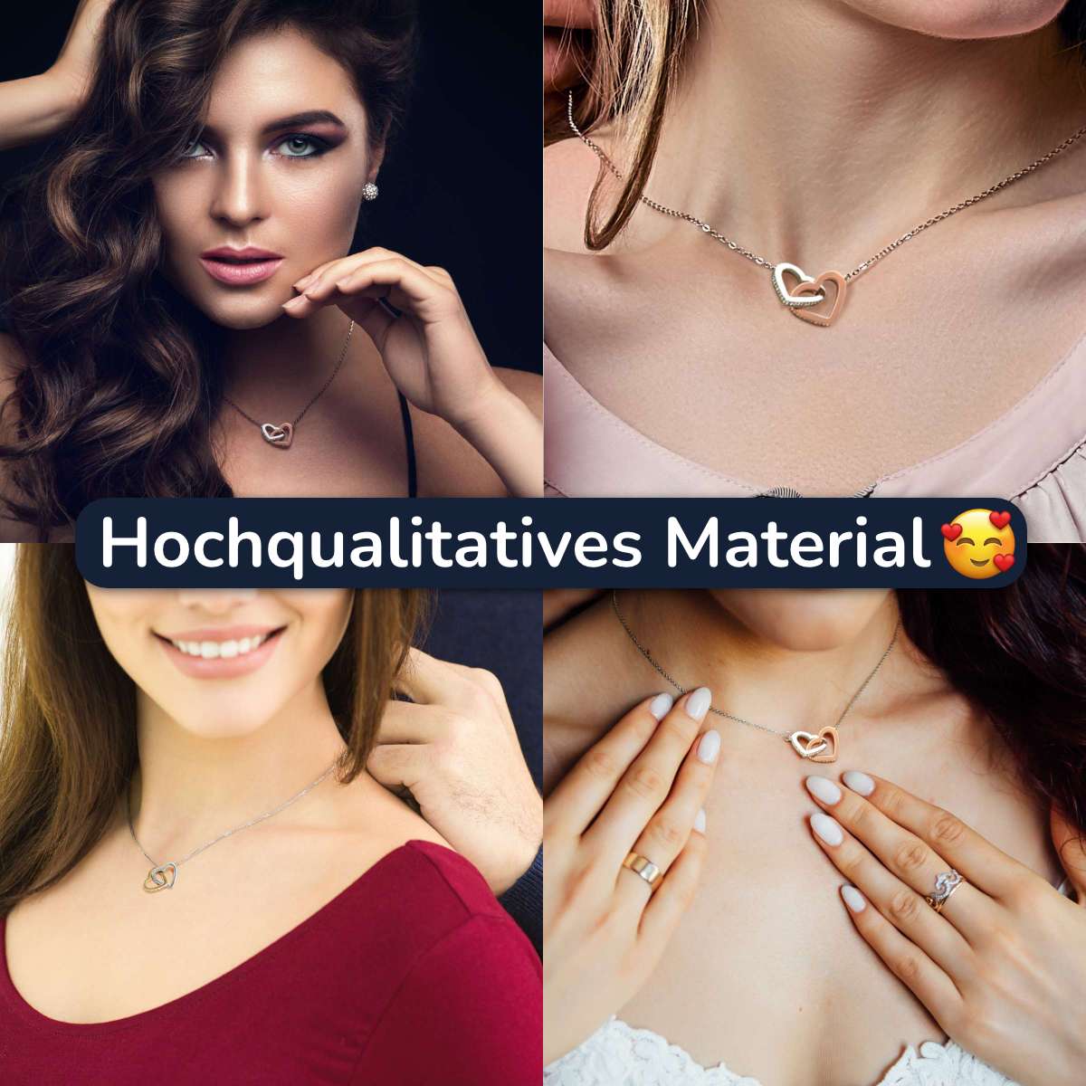 Silber Ausführung Halskette - An meine Tochter von Mama - Weihnachtsgeschenk