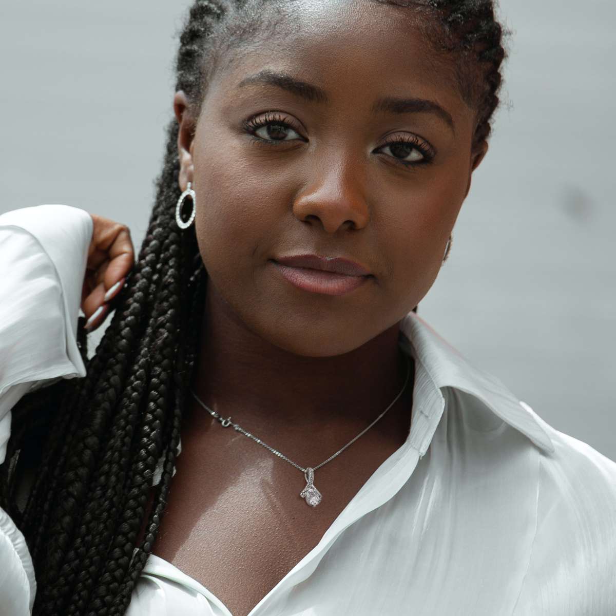 Weißgold Ausführung Halskette - An meine Frau - In Liebe, dein Mann