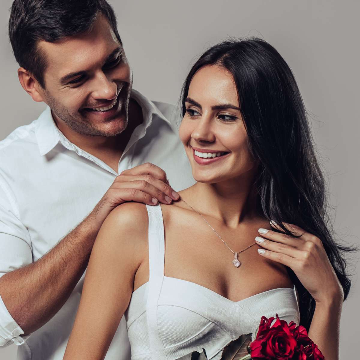 Weißgold Ausführung Kette - An unsere Tochter von Mama & Papa