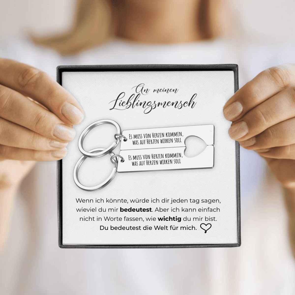 An meinen Lieblingsmensch - Schlüsselanhänger