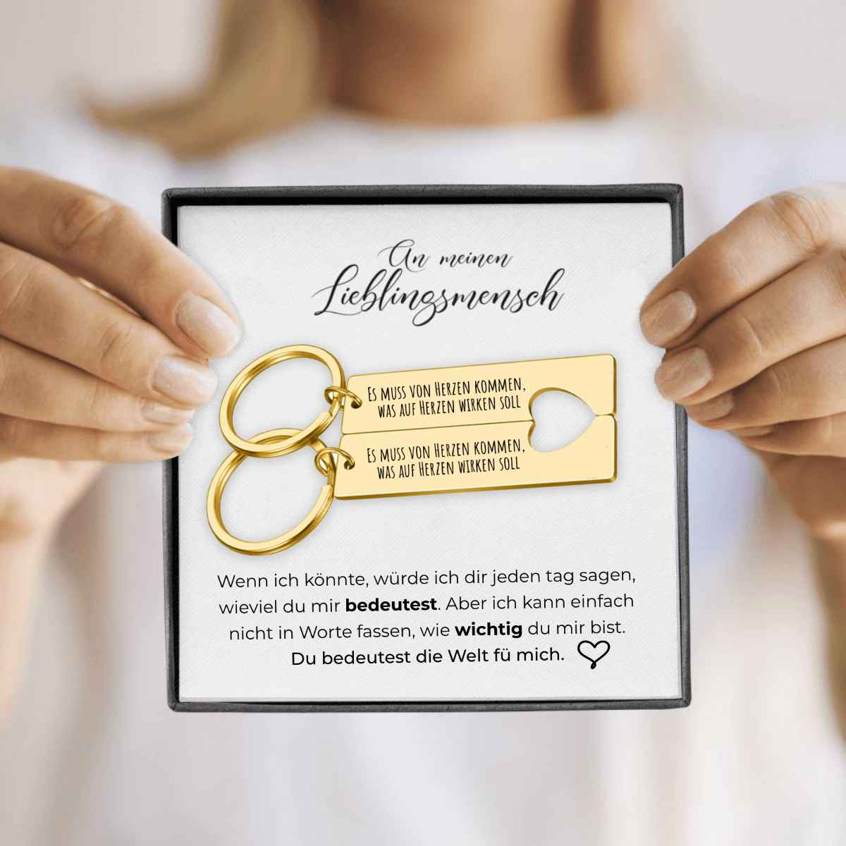 An meinen Lieblingsmensch - Schlüsselanhänger