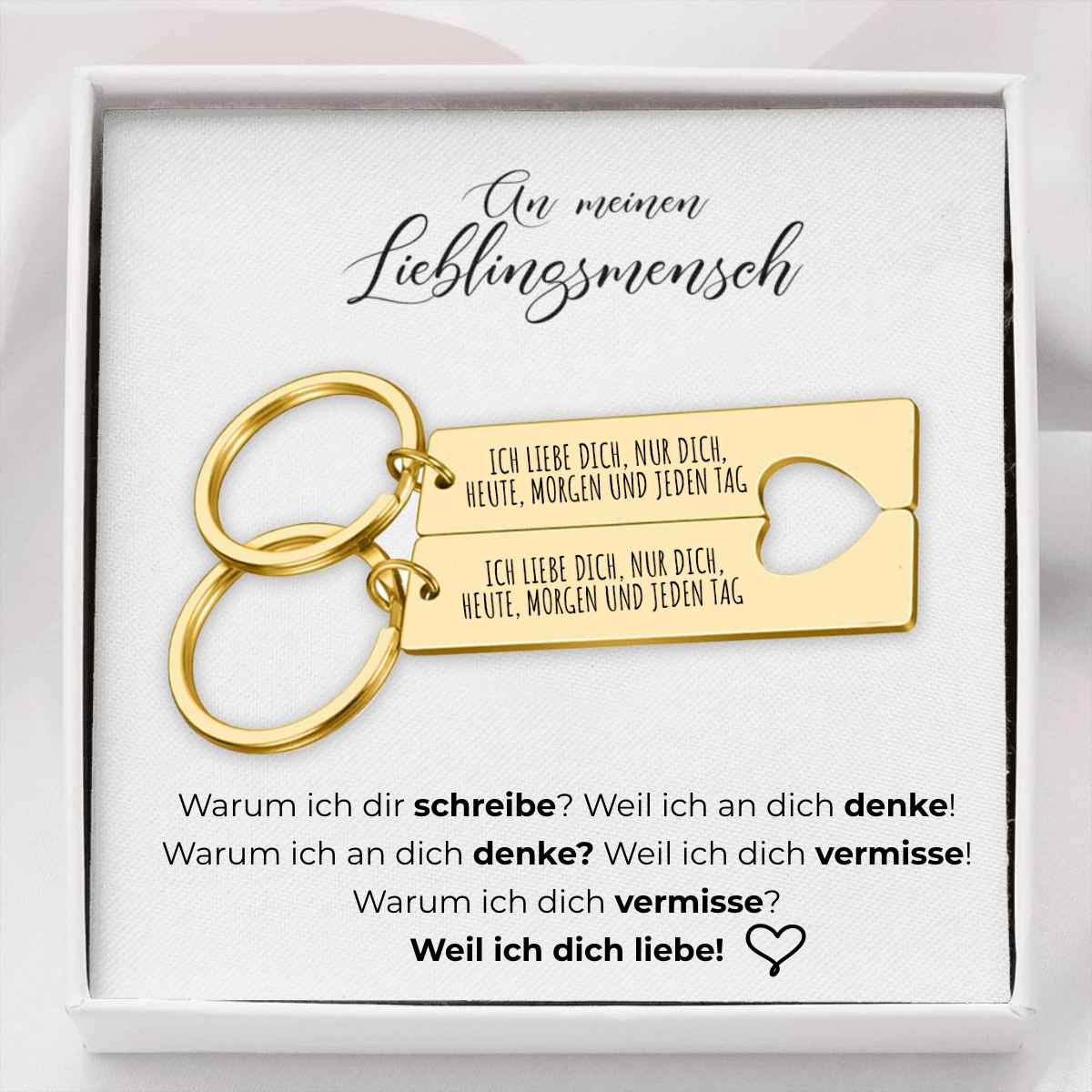 An meinen Lieblingsmensch - Schlüsselanhänger - Jeden Tag