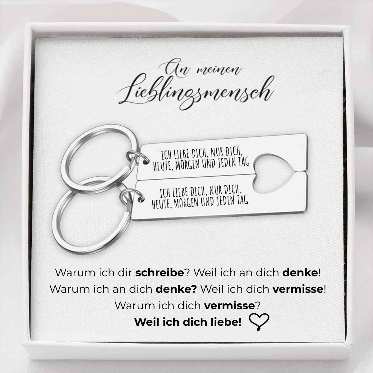 An meinen Lieblingsmensch - Schlüsselanhänger - Jeden Tag