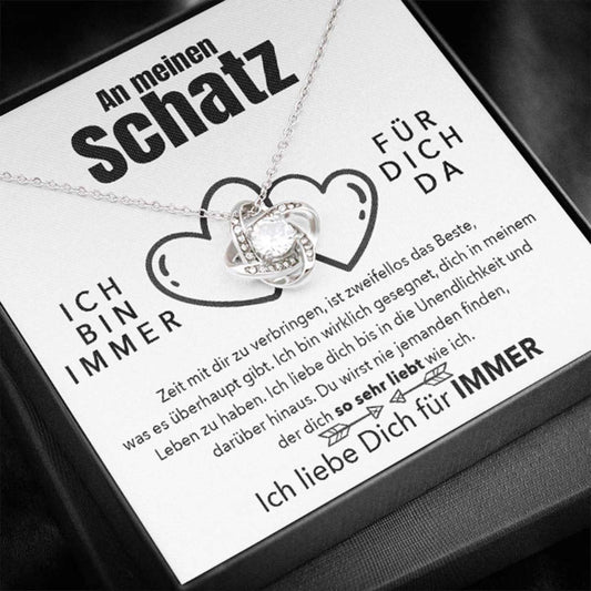 Weißgold Ausführung Halskette - An meinen Schatz - Das Beste