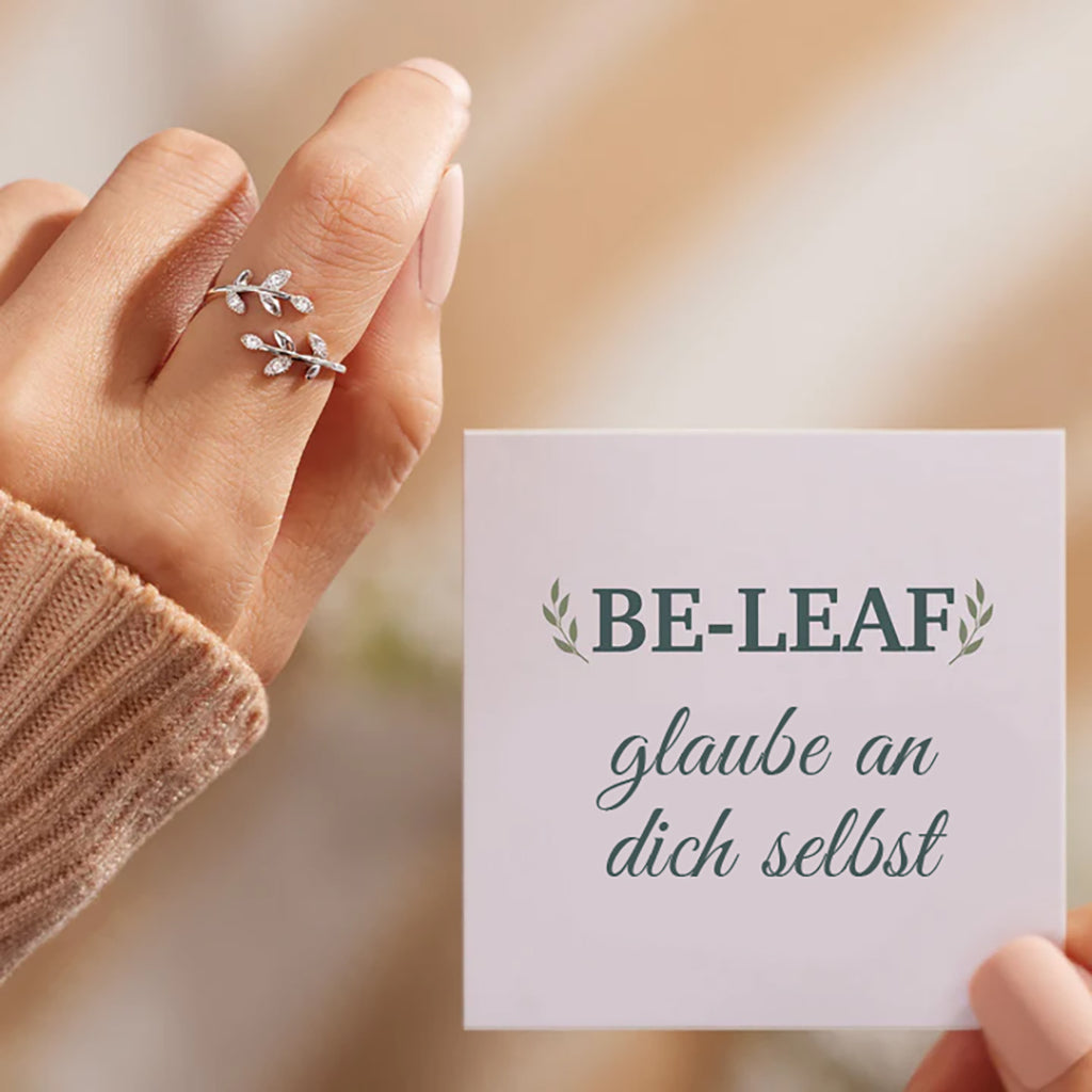 Glaube an dich selbst - S925 Ring