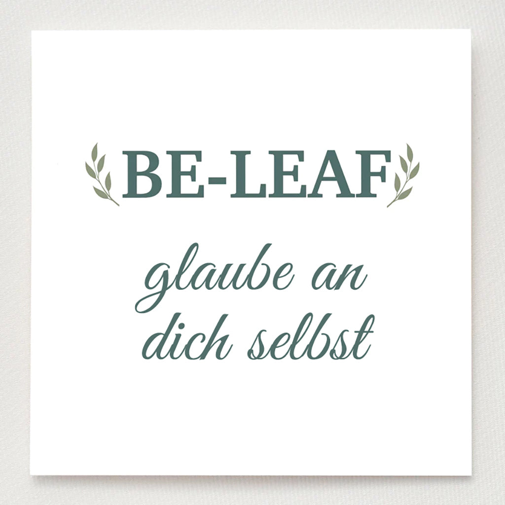 Glaube an dich selbst - S925 Ring