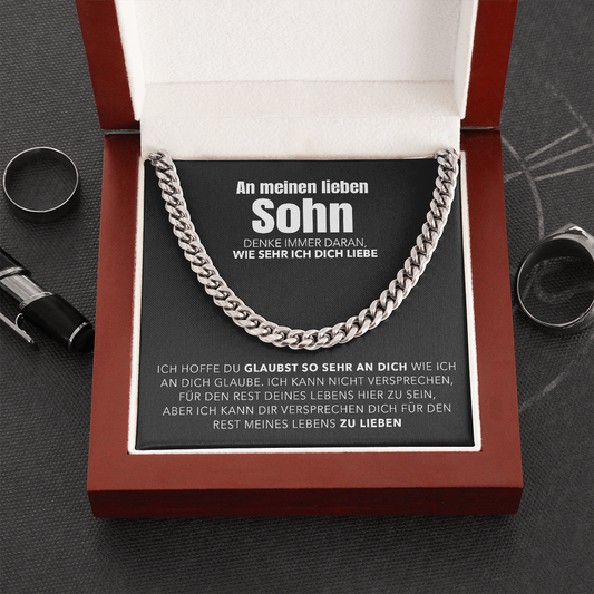 Cuban Chain Halskette - An meinen Sohn