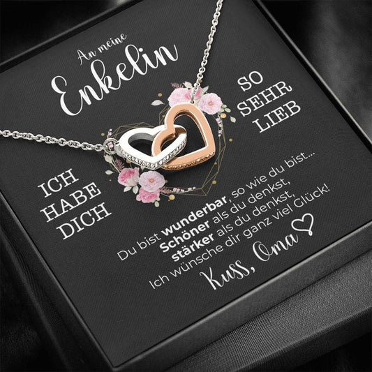 Silber Ausführung Halskette - An meine Enkelin von Oma