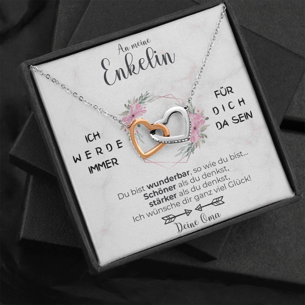 Silber Halskette - An meine Enkelin von Oma