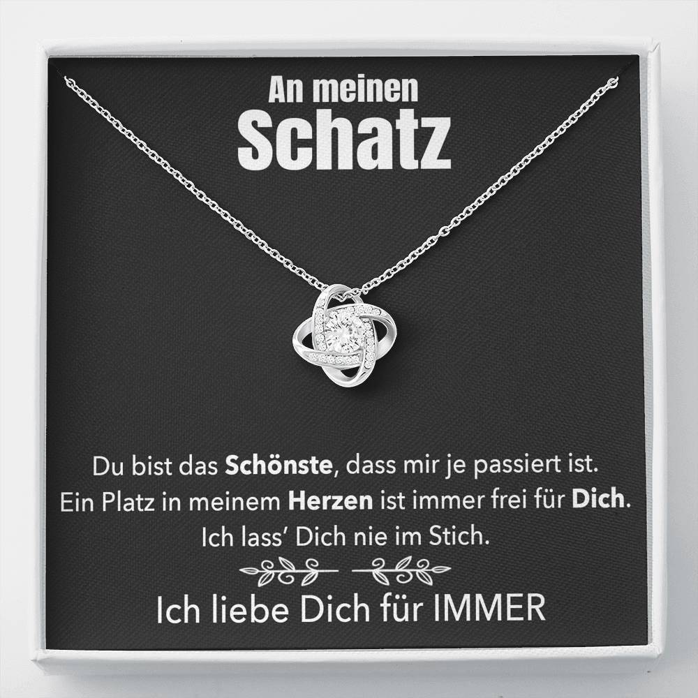 Weißgold Ausführung Halskette - An meinen Schatz