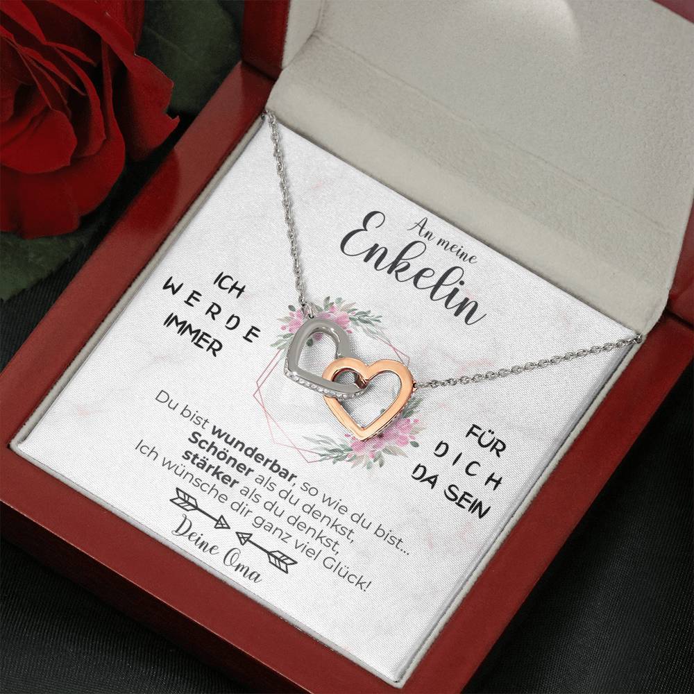 Silber Halskette - An meine Enkelin von Oma