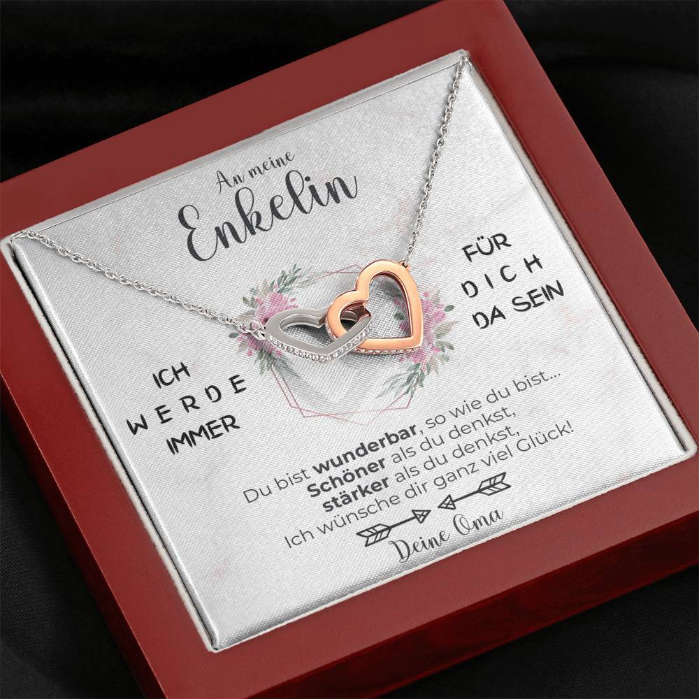 Silber Halskette - An meine Enkelin von Oma