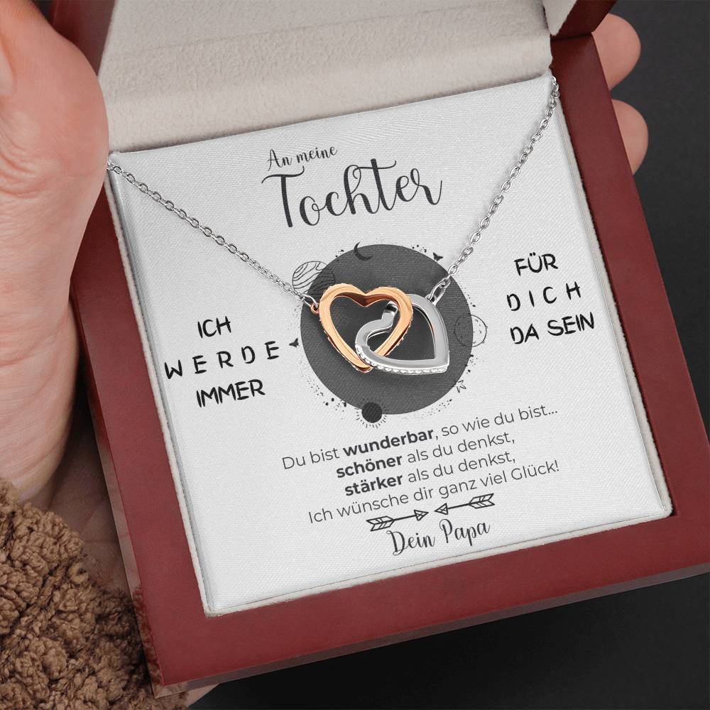 Silber Ausführung Halskette - An meine Tochter von Papa