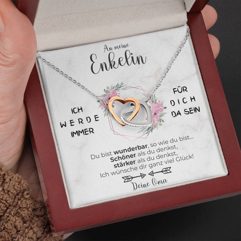 Silber Halskette - An meine Enkelin von Oma