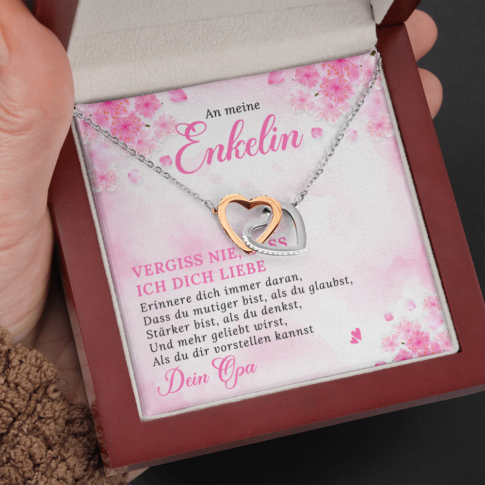 An meine Enkelin - Halskette - Dein Opa