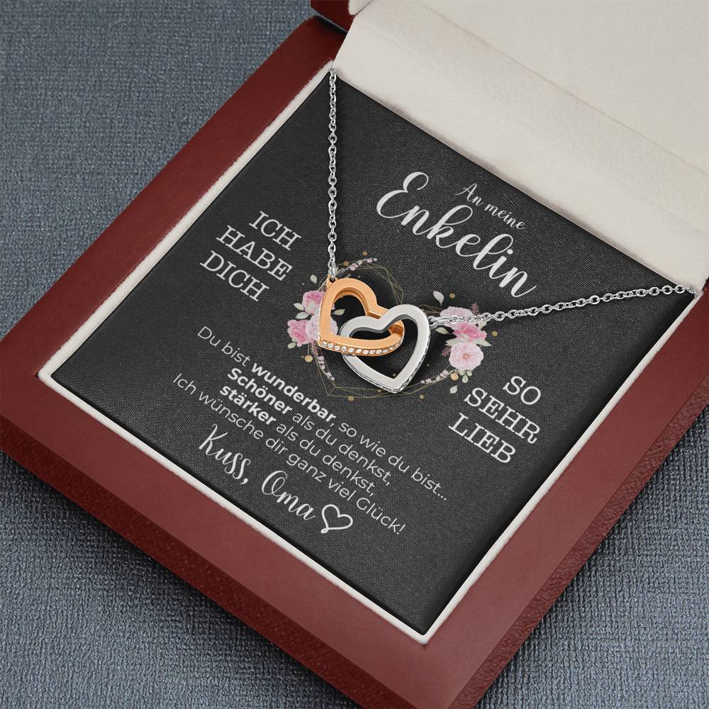 Silber Ausführung Halskette - An meine Enkelin von Oma