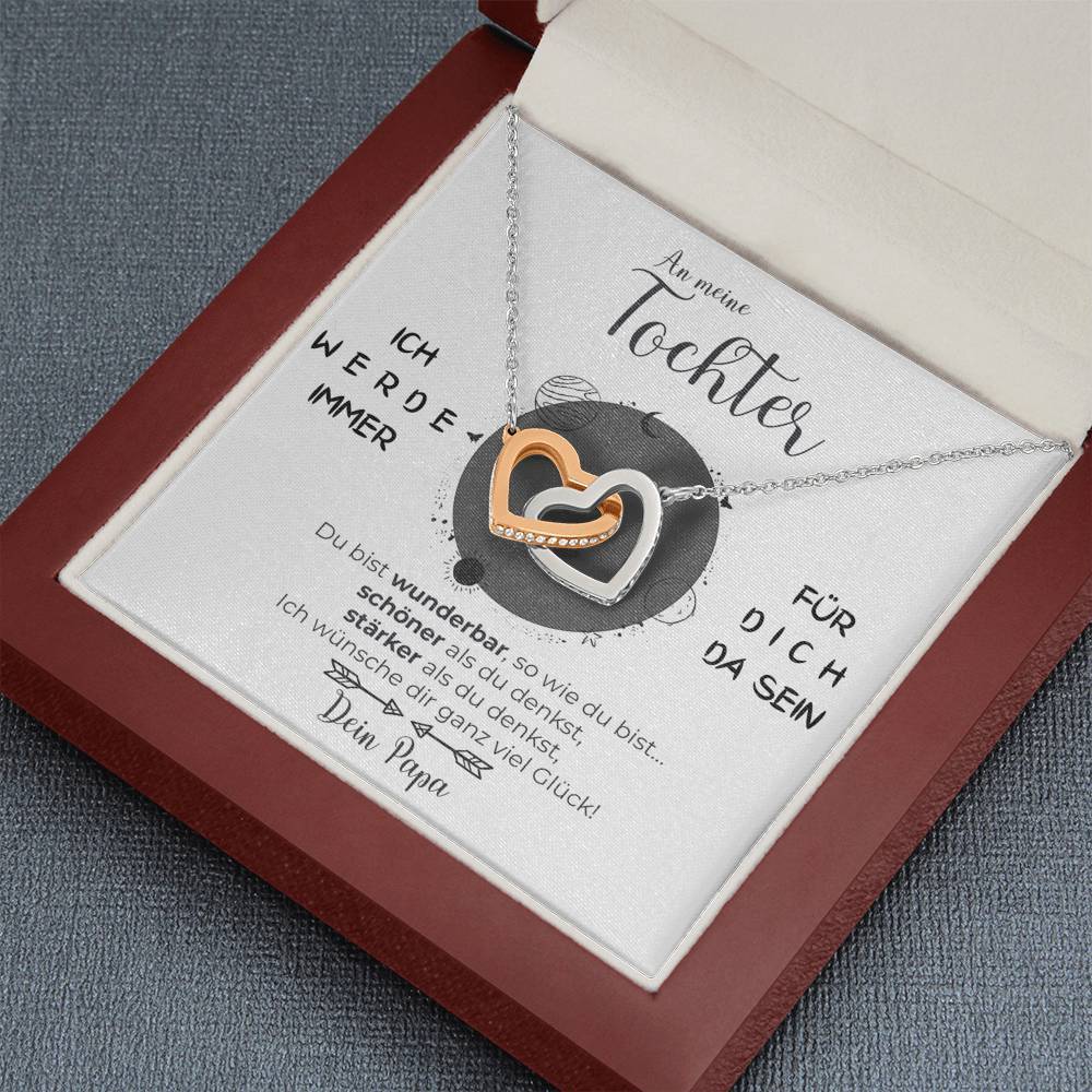 Silber Ausführung Halskette - An meine Tochter von Papa