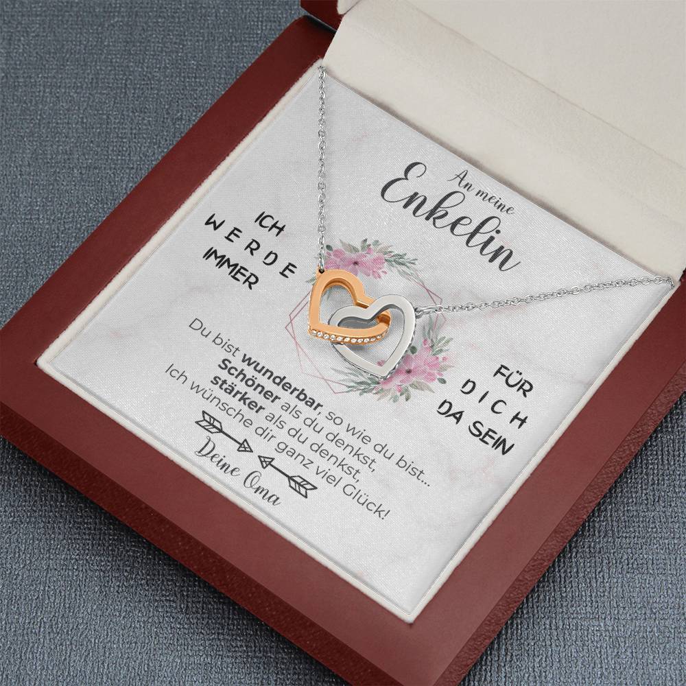 Silber Halskette - An meine Enkelin von Oma