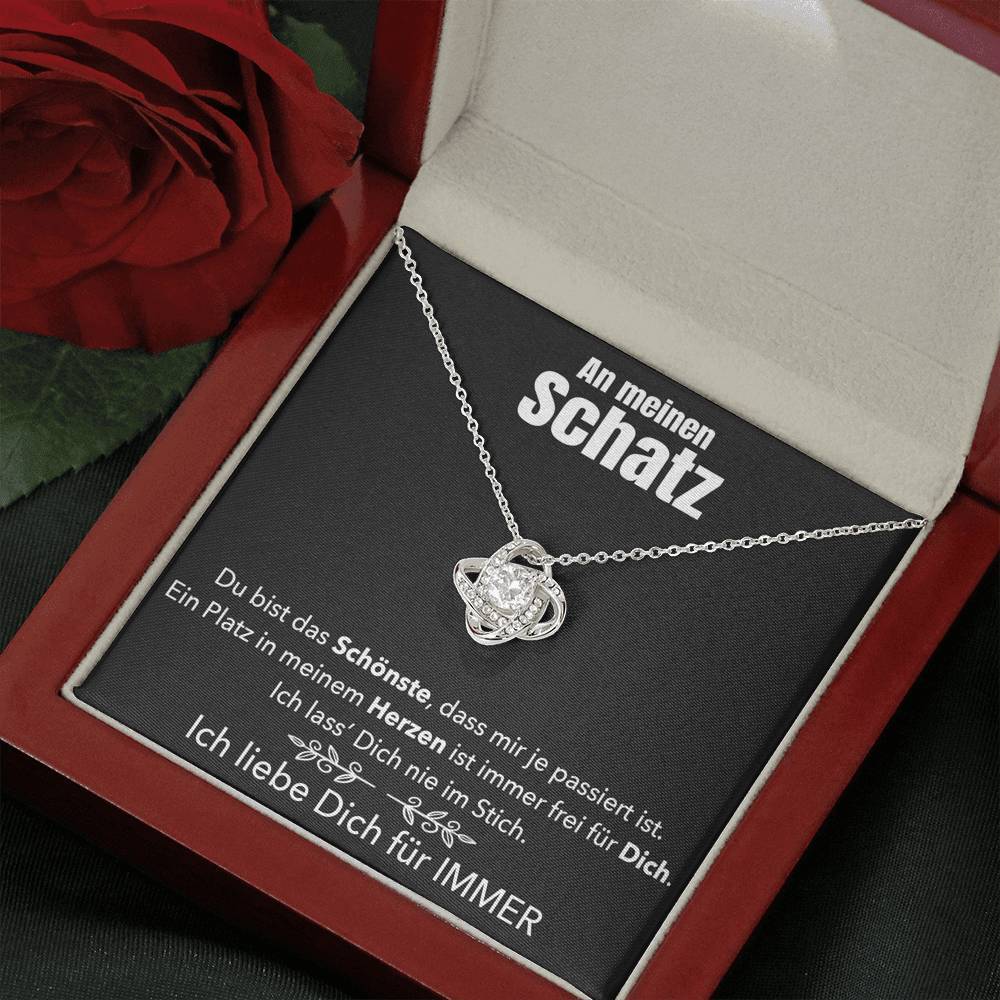 Weißgold Ausführung Halskette - An meinen Schatz