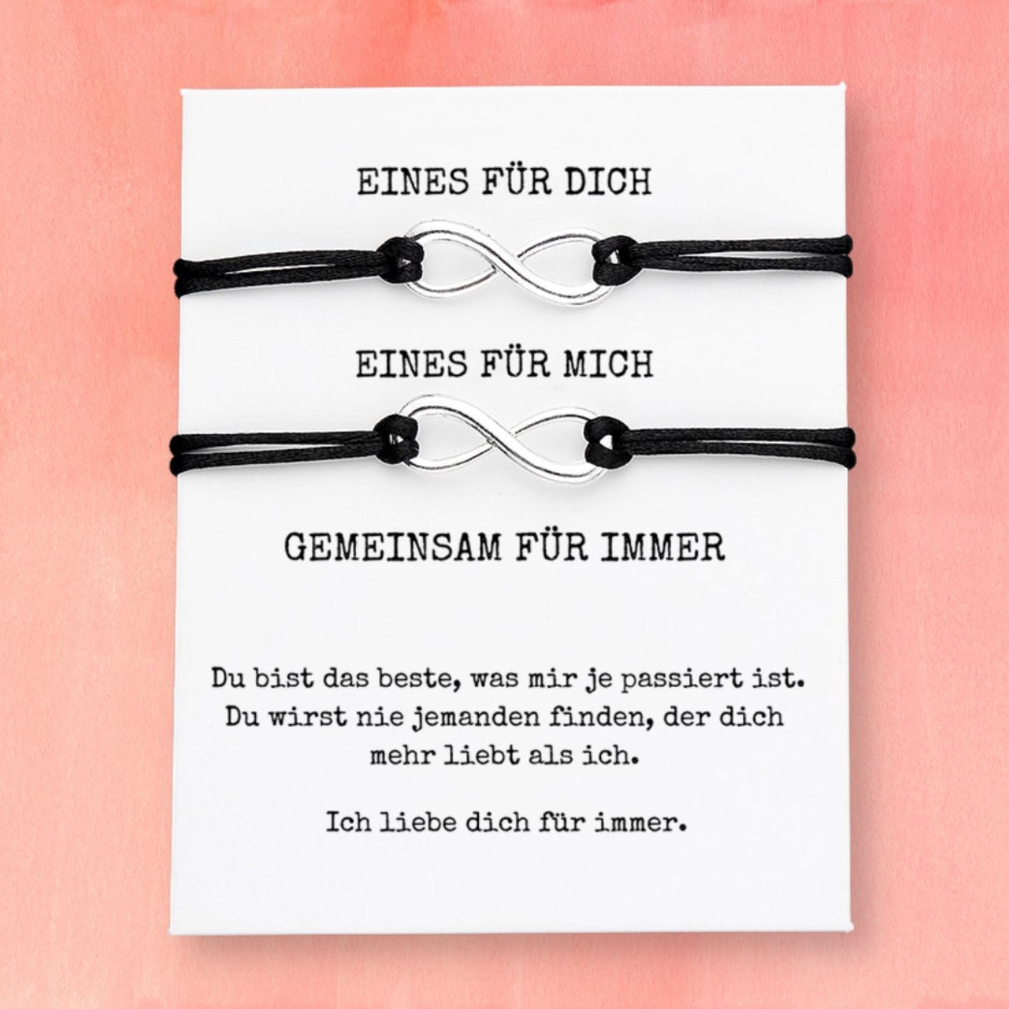 Mutter und Tochter - S925 Infinity Armband