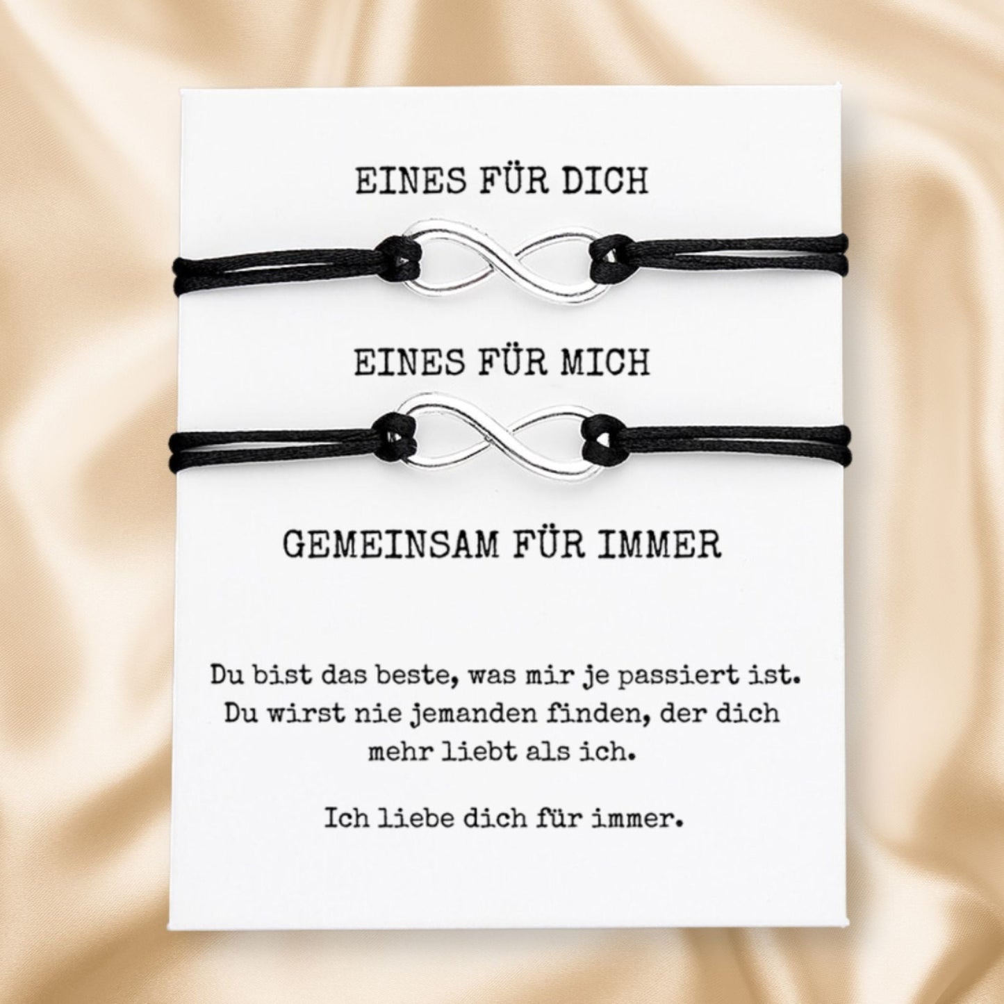 Mutter und Tochter - S925 Infinity Armband